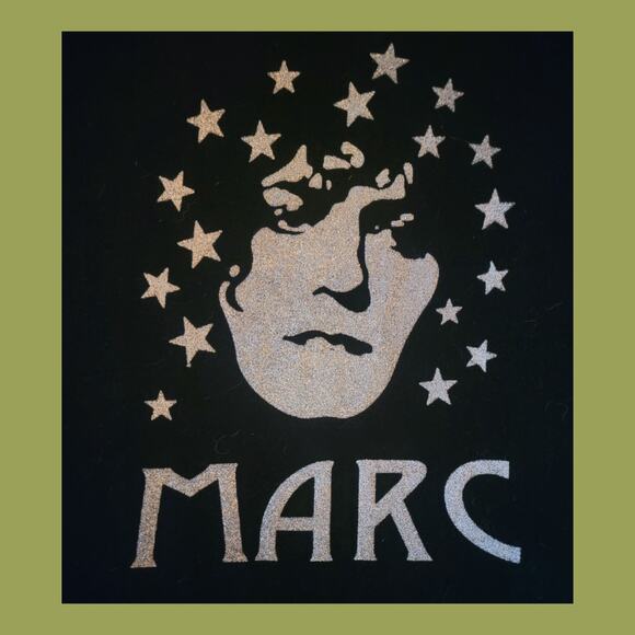 Sparkly Marc Bolan T-Shirt by Dead, Size L - Picture 2 of 5